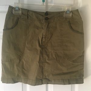 Army green skort